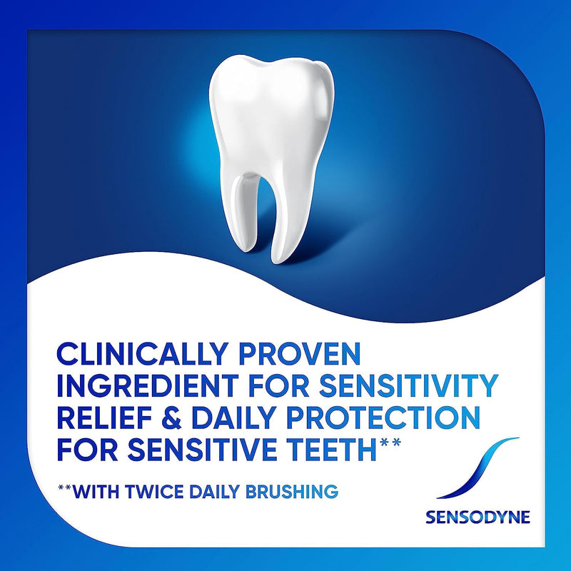 Sensodyne Repair and Protect Mint Toothpaste – 3 x 3.4 oz Pack for Sensitive Teeth & Cavity Prevention