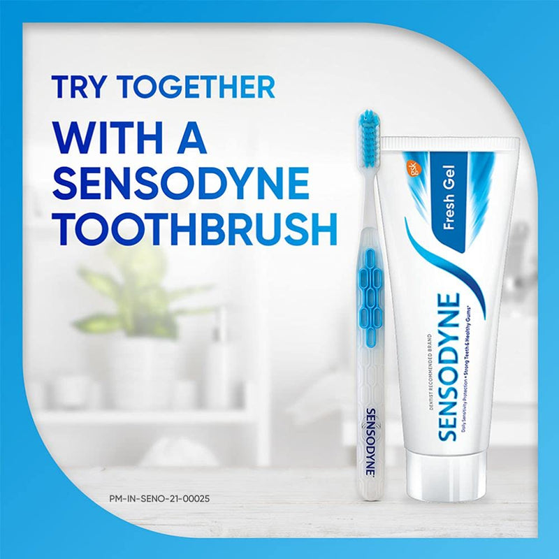 Sensodyne Sensitive Toothpaste Fresh Gel 75 g - Gentle Sensitivity Relief