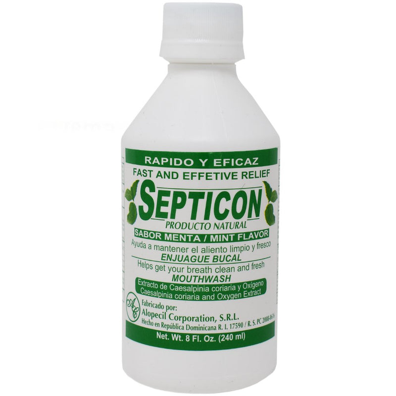 Septicon Natural Product Mint Flavor 8 fl oz