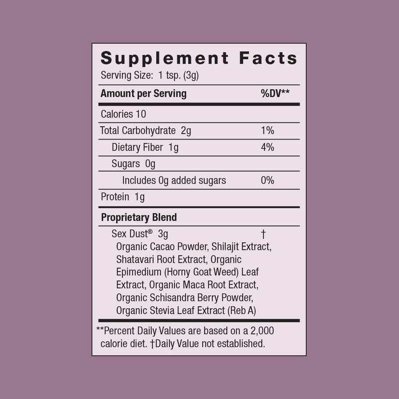 Sex Dust by Moon Juice | Adaptogen Powder for Balance & Mood | 14 Servings