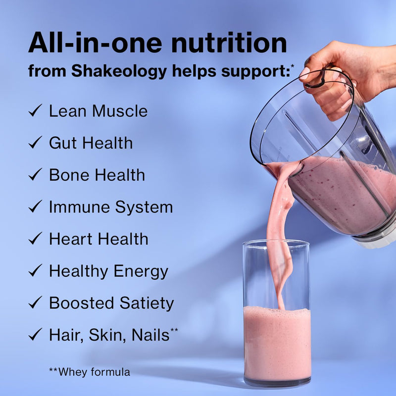 Shakeology 0g Added Sugar Plant Based Protein Powder – Vanilla, Gluten-Free, 30 Servings