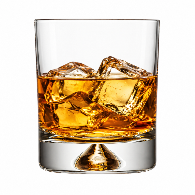 Krosno Dimple Base Whisky Tumbler - 350ml