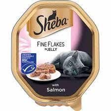 Sheba Fine Flakes in Jelly with Salmon, 85g - Case of 22