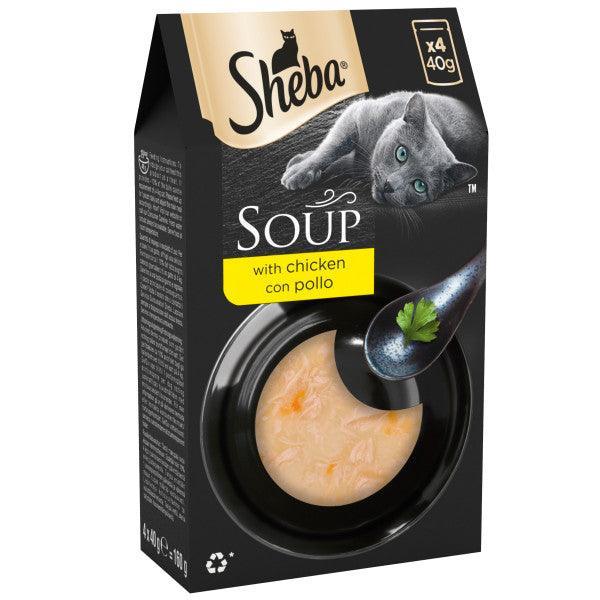 Sheba Pouch Classic Soup Chicken 4 x 40g