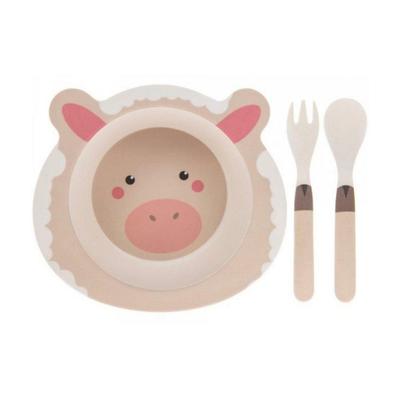 Bamboo Eco Eating Set Sheep