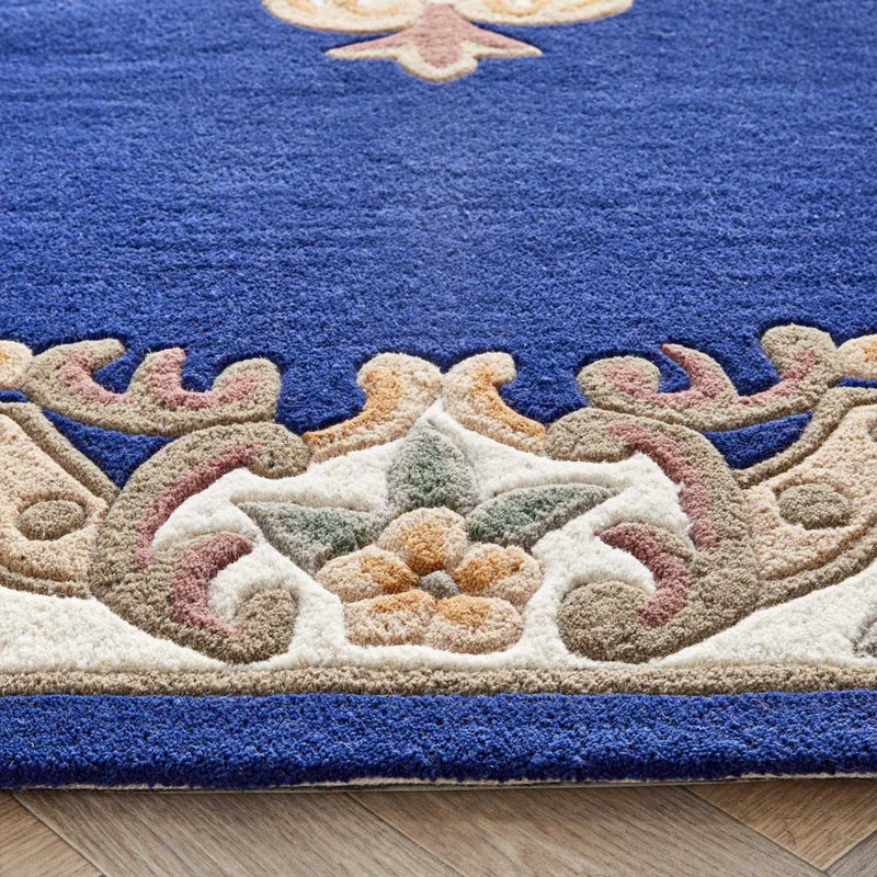 Shensi Navy Medallion Rug