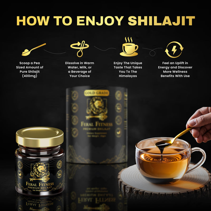50g Himalayan Shilajit Resin – Gold Grade | 100% Pure | Lab Tested