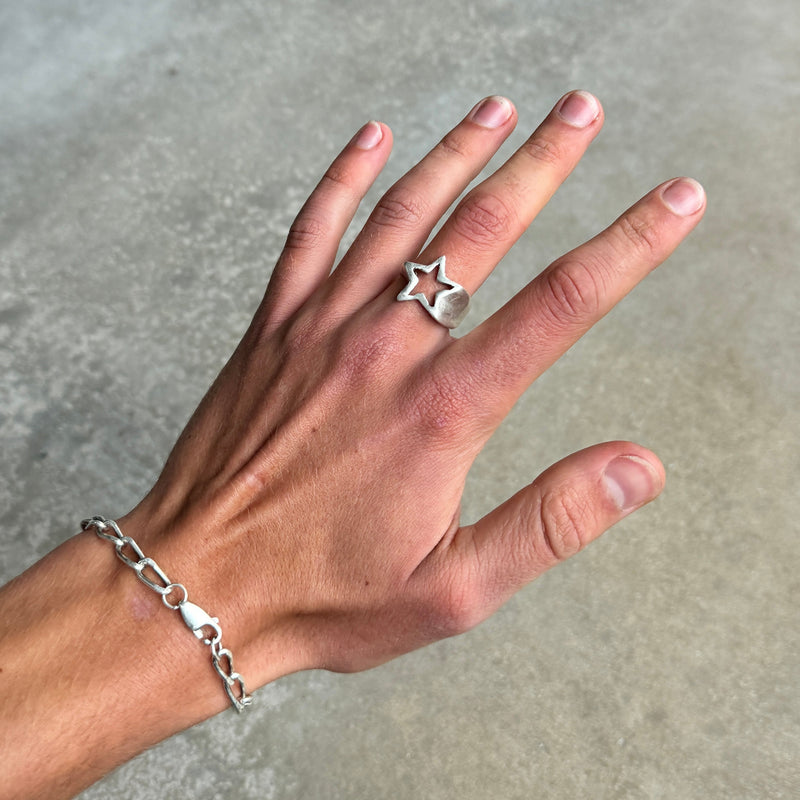 Shooting Star Silver Ring