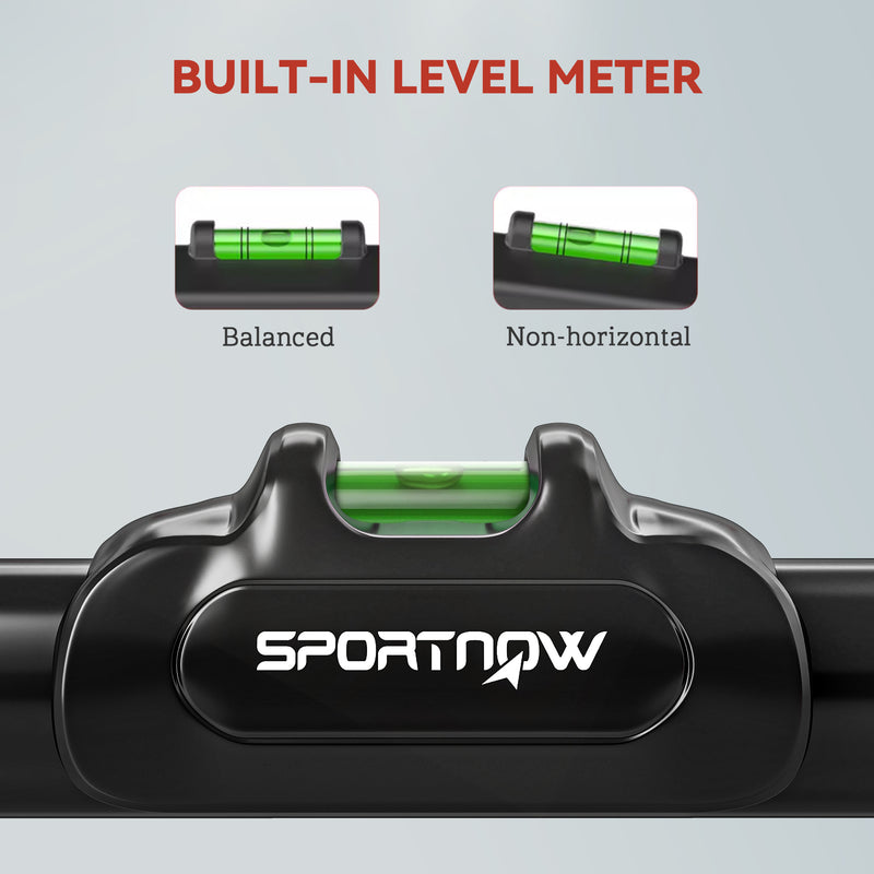 SPORTNOW Pull Up Bar Doorway from 96-130 cm (37.8"-51.2"), No Screws