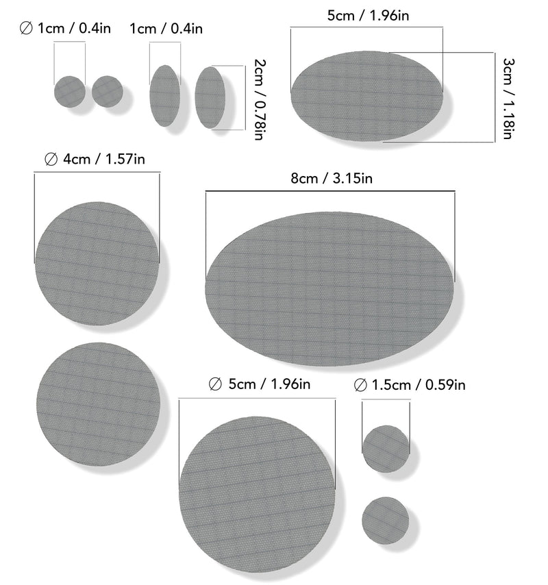 Repair Patches (30+ Colours) for Puffer Jackets, Tents, Upholstery - Stick On, Waterproof, Tear-Cold-Heat-Resistant