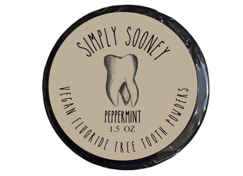 Simply Sooney Fluoride-Free Remineralizing Toothpaste Powder – Vegan Gluten-Free 1.5oz