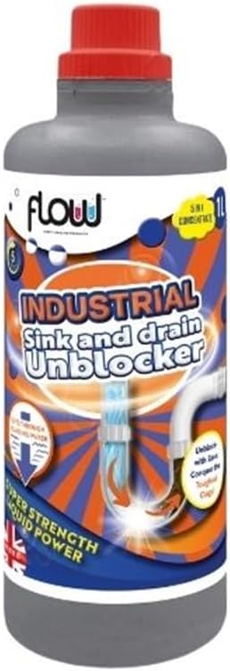 1L Fast Acting Sink & Drain Cleaner – Powerful Drain Unblocker