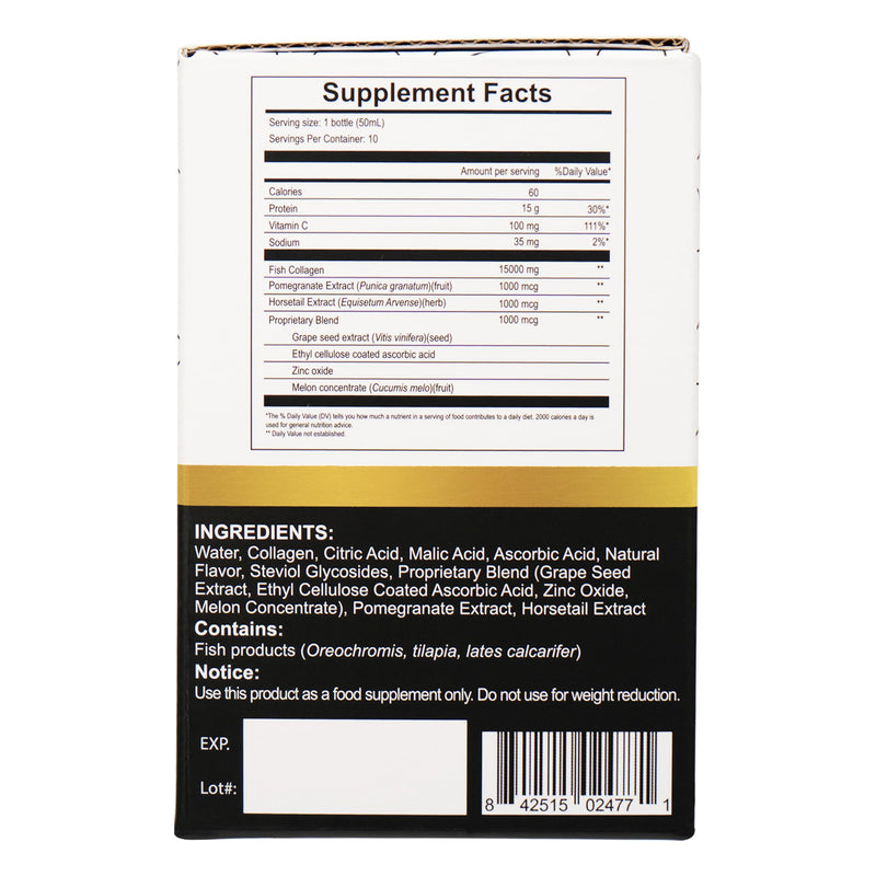 Sipnutri Diamond Liquid Collagen Drink – 15000 mg Marine Collagen + Vitamin C