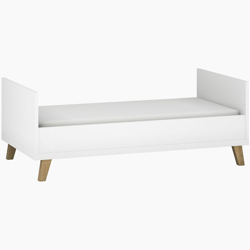 Little Acorns Siriana Cot Bed - White & Oak