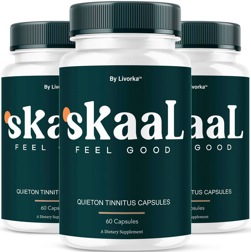 (3 Pack) Skaal Capsules – Tinnitus Support & Wellness