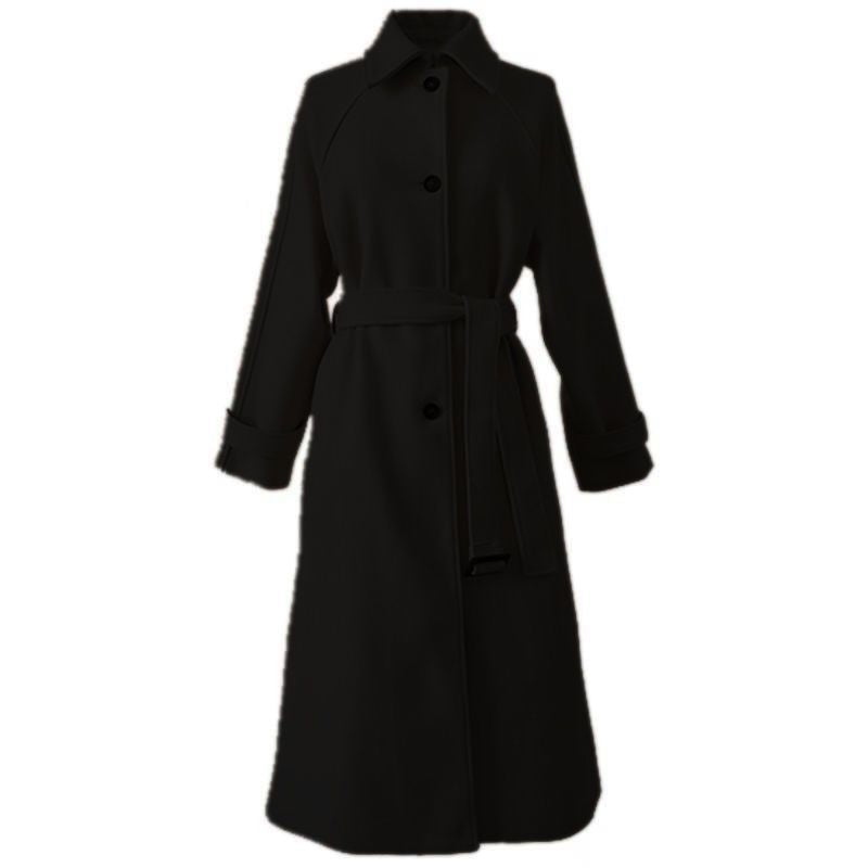 Mid-Length Tweed Coat