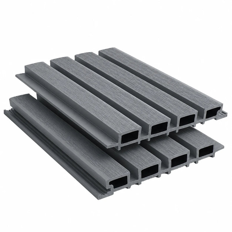 Silver Slatted Cladding Series 1