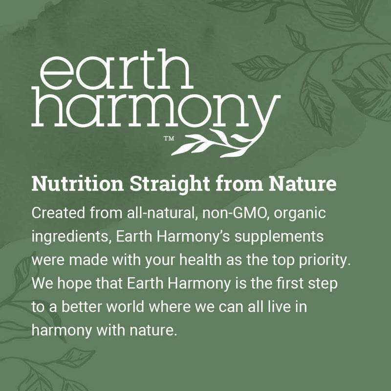 Earth Harmony Naturals Organic Vegan B12 Sublingual Liquid 2500mcg