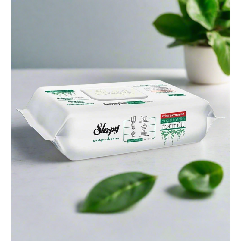 Sleepy Easy Clean White Soap Surface Wipes Pack 100pc