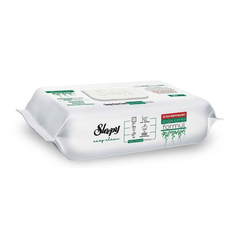 Sleepy Easy Clean White Soap Surface Wipes Pack 100pc