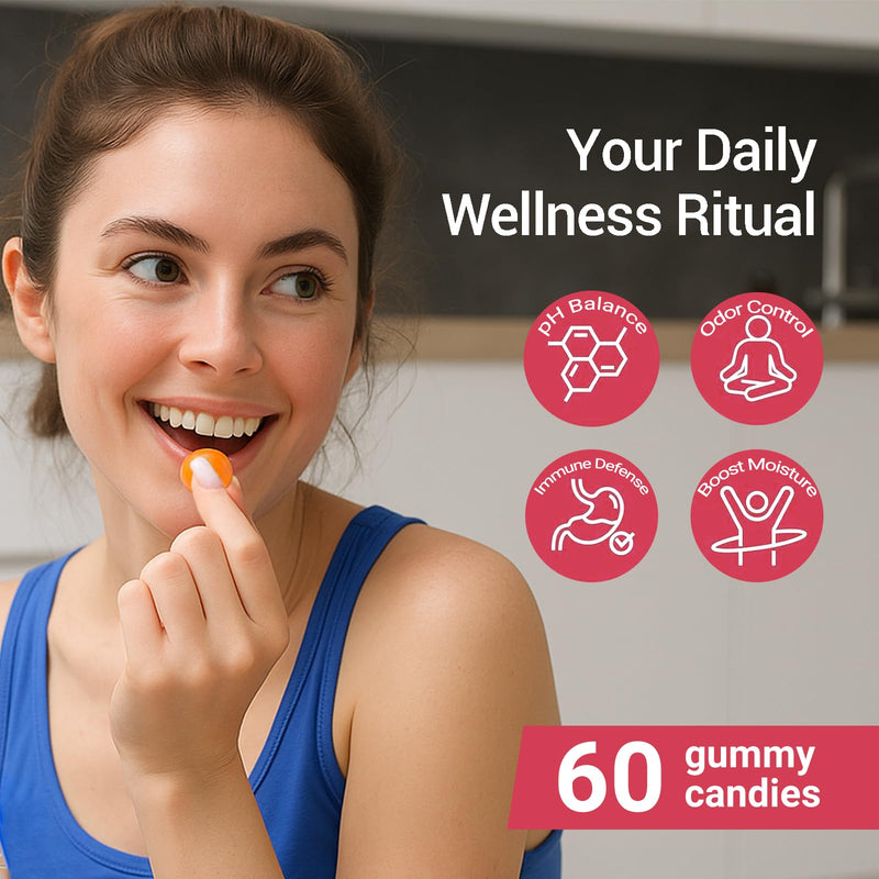Slippery Kitty Gummies – Feminine Probiotic + Moisture Gummies | pH Balance & Gut Health