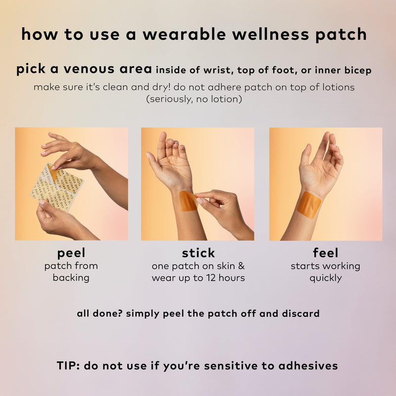 Slumber Sleep Patch by The Good Patch — Melatonin-Free, Sustained Release, Plant-Powered Wellness (24 Patches)