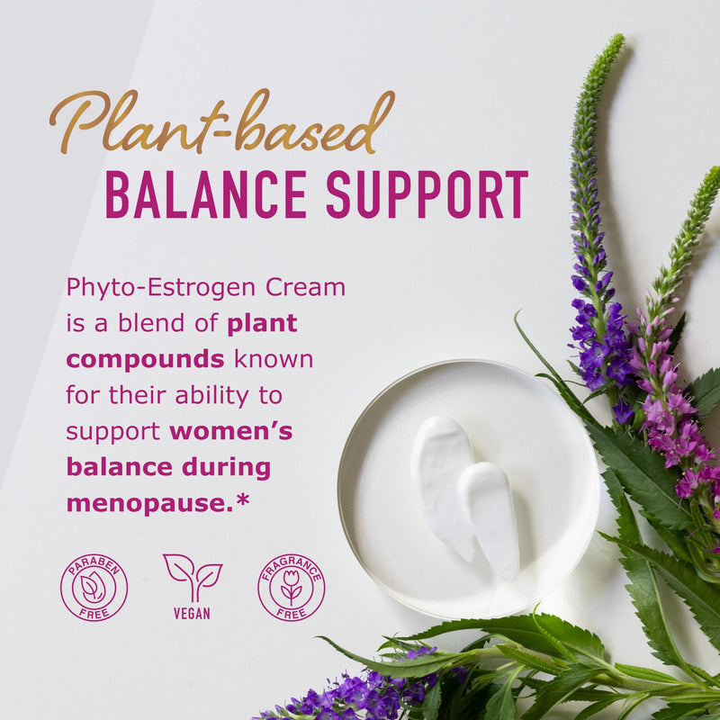 SMNutrition Phyto Estrogen Cream for Women — Plant-Based Menopause & Menstrual Support