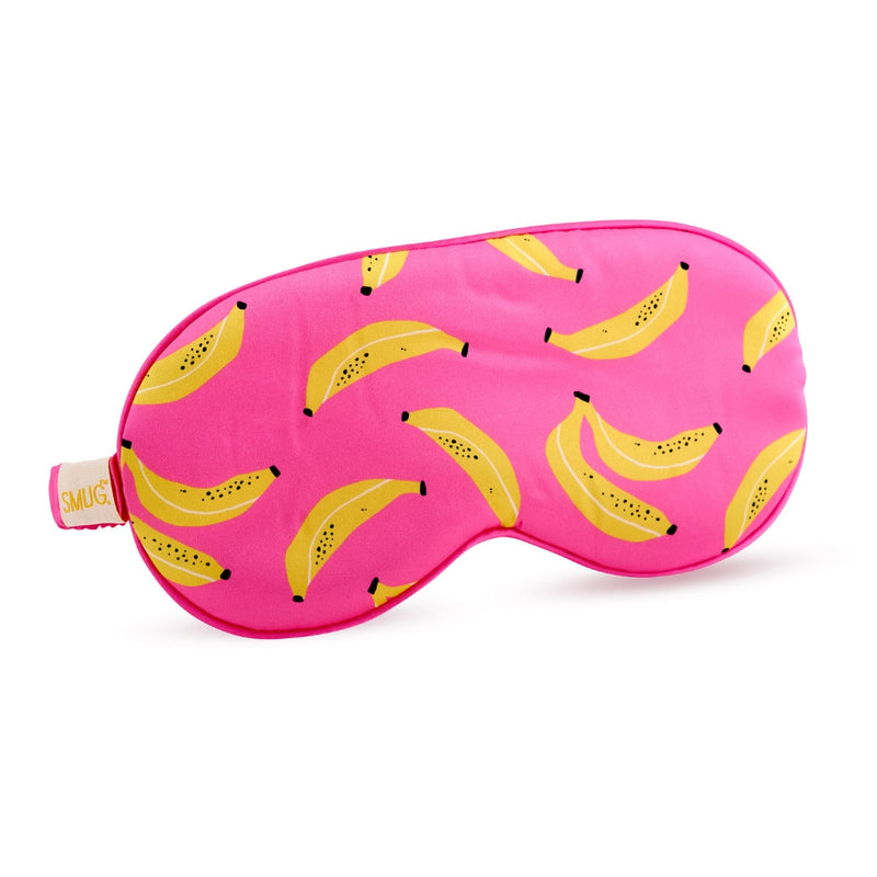Satin Sleep Mask - Banana Print
