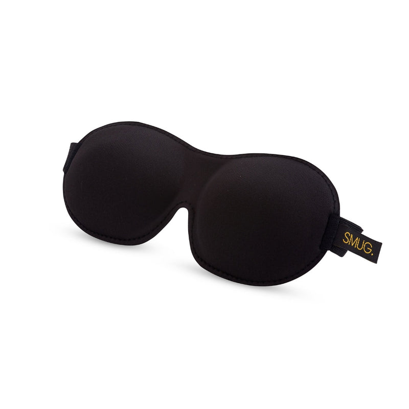 Contoured 3D Blackout Sleep Mask - Black