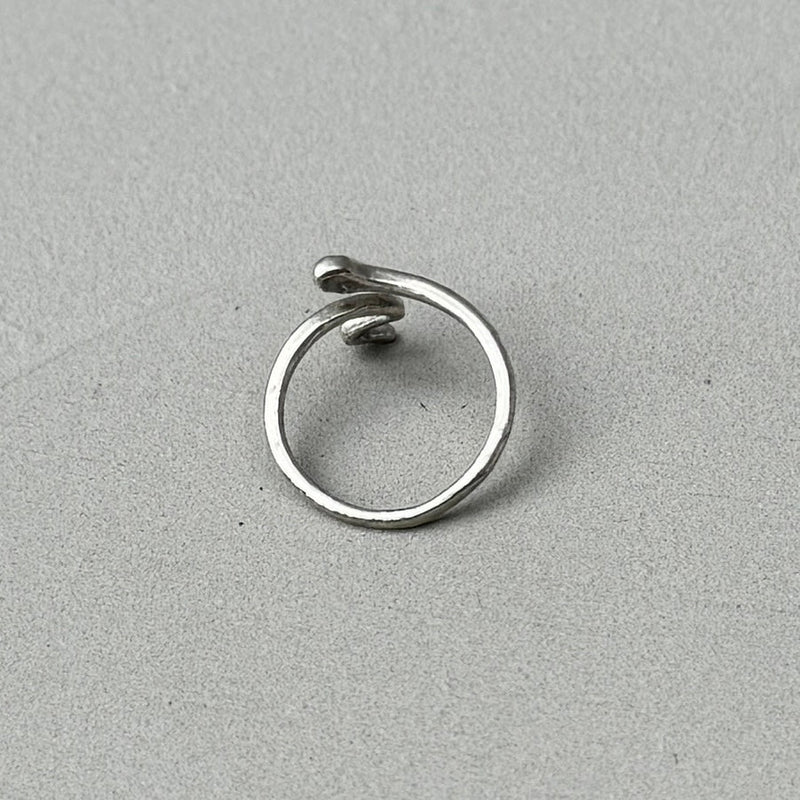 Minimalist Snake Silver Ring