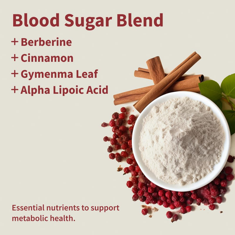 Snap Supplements Blood Sugar Blend - 180 Count | Balanced Energy Support