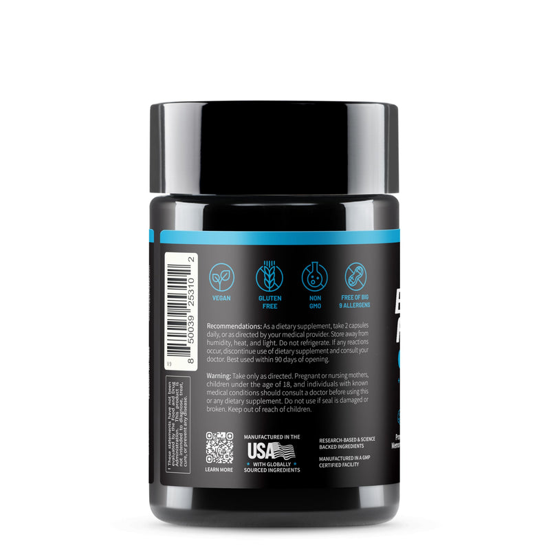 Snap Supplements Brain Booster Nootropics - Memory & Focus, 60 Caps