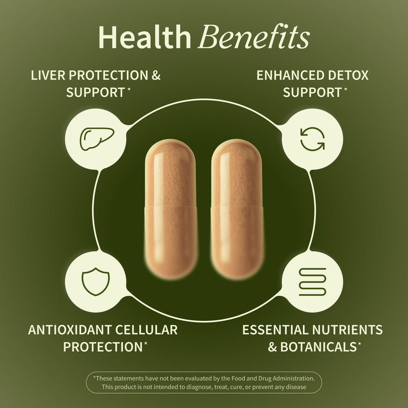 Snap Supplements Liver Health & Detox – 60 Vegetarian Capsules | Liver & Digestive Support