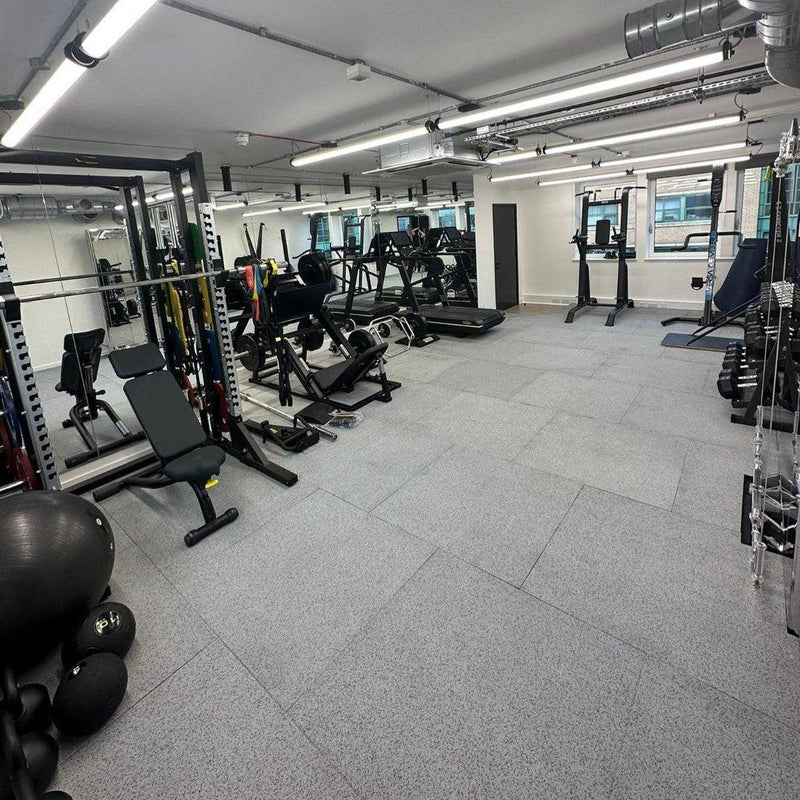 Sprung Konnecta Snowflake Premium Self-Locking Gym Flooring Mat - 20mm