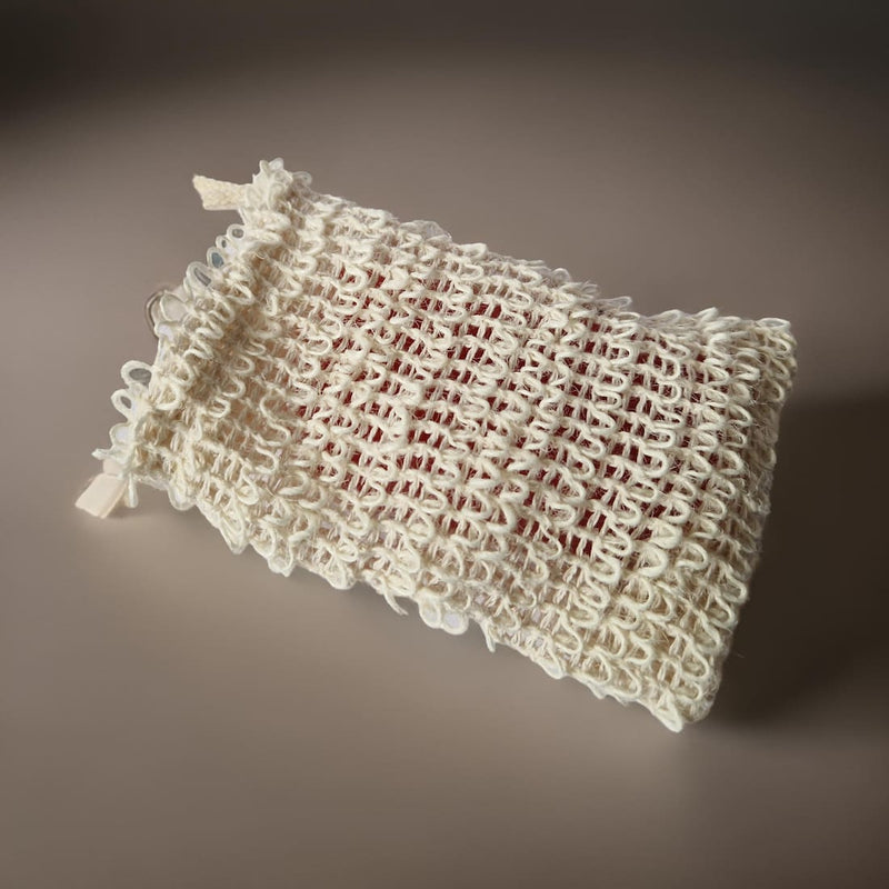 Linen Exfoliating Soap Saver Bag