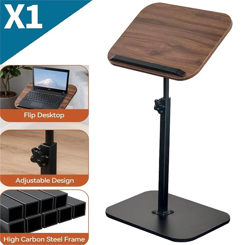Adjustable Sofa Side Table – Coffee & Laptop End Table for Living Room & Bedroom