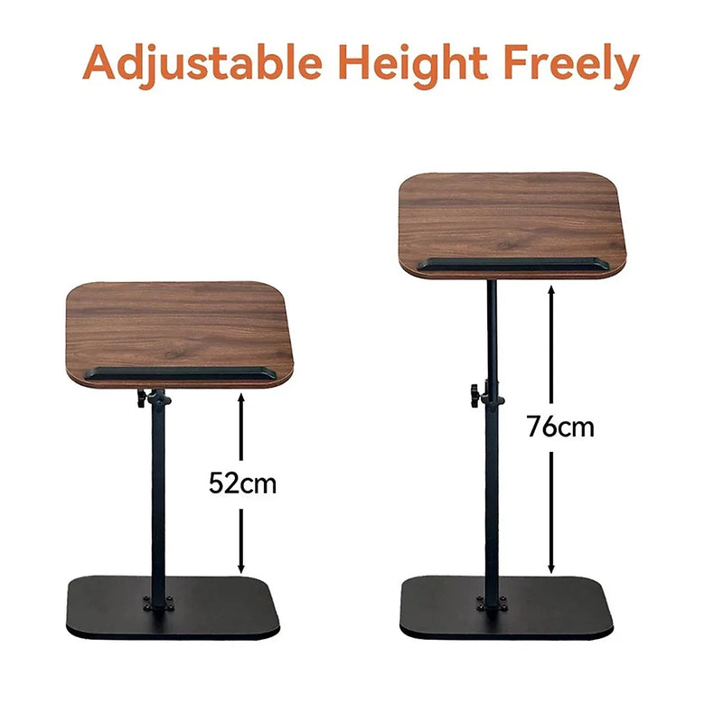 Adjustable Sofa Side Table – Coffee & Laptop End Table for Living Room & Bedroom
