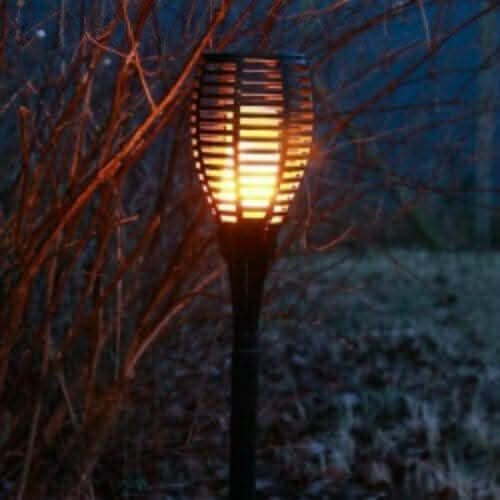 Solar Flickering Flame Stake Light Dancing Torch 50cm