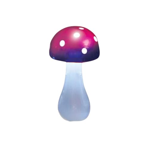 Purple Mushroom Solar Stake Light Dusk to Dawn Garden Decoration