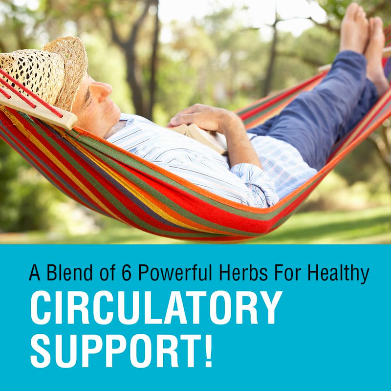 SOLARAY Circulation Blend SP-11B | Herbs & Cell Salt for Healthy Circulatory System Support | 50 Servings | 100 VegCaps