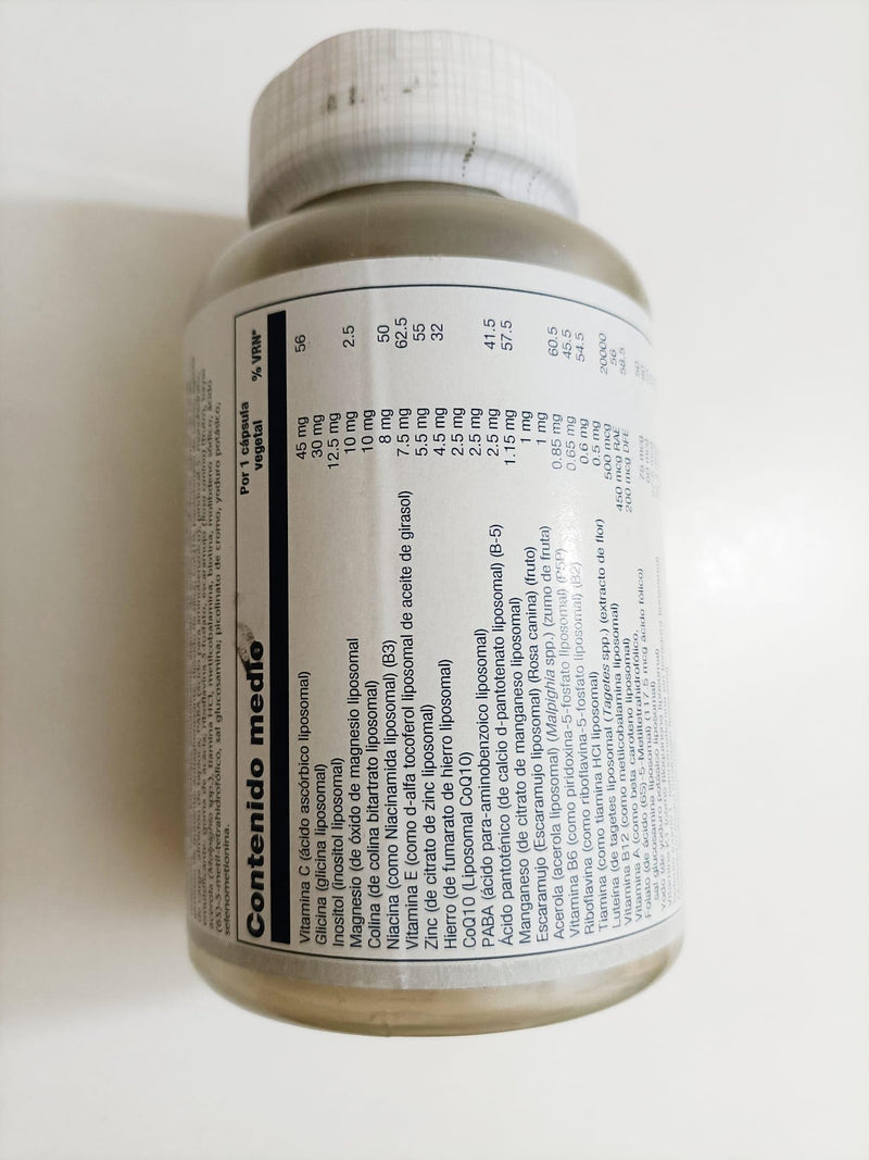 SOLARAY Liposomal Multivitamin for Men & Women – High Potency, Enhanced Absorption, 60 VegCaps