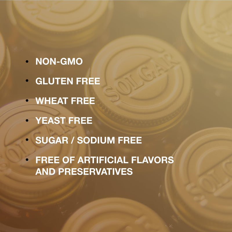 Solgar B-Complex with Vitamin C - 100 Tablets - Non-GMO, Vegan, Kosher & Gluten Free - 50 Servings