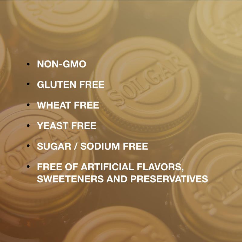 Solgar MSM 1000 mg - 120 Tablets | Joints & Connective Tissue Support | Non-GMO, Vegan, Gluten Free, Dairy Free, Kosher