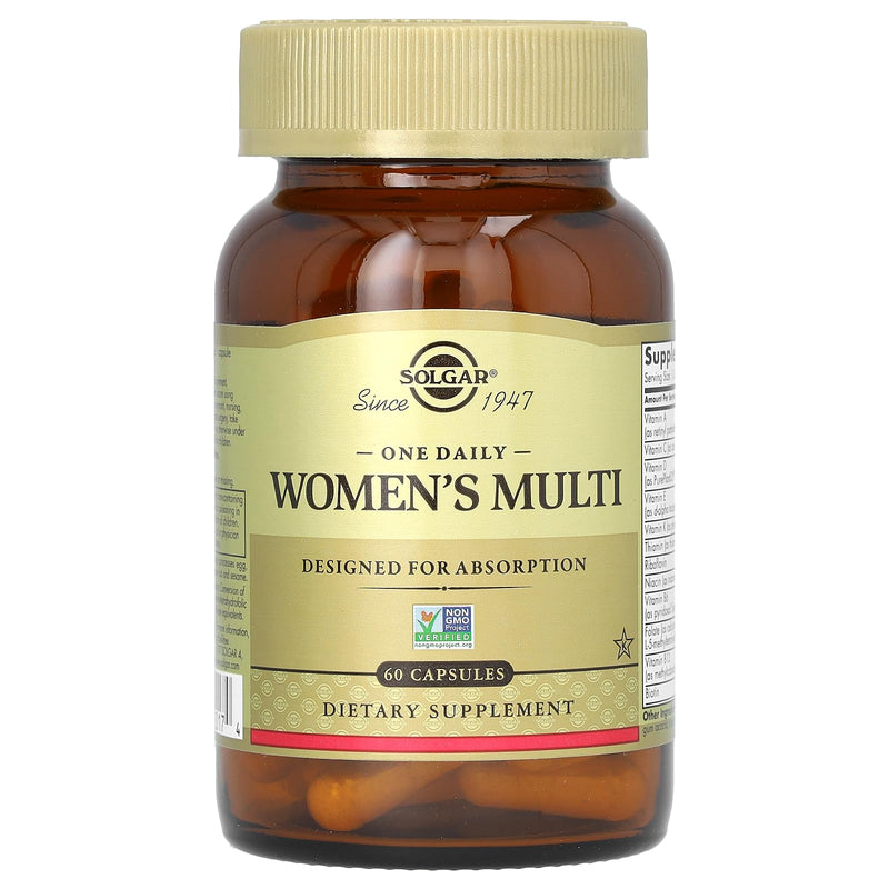 Solgar One Daily Women's Multi – Highly Absorbable Delayed-Release Multivitamin (60 Servings)