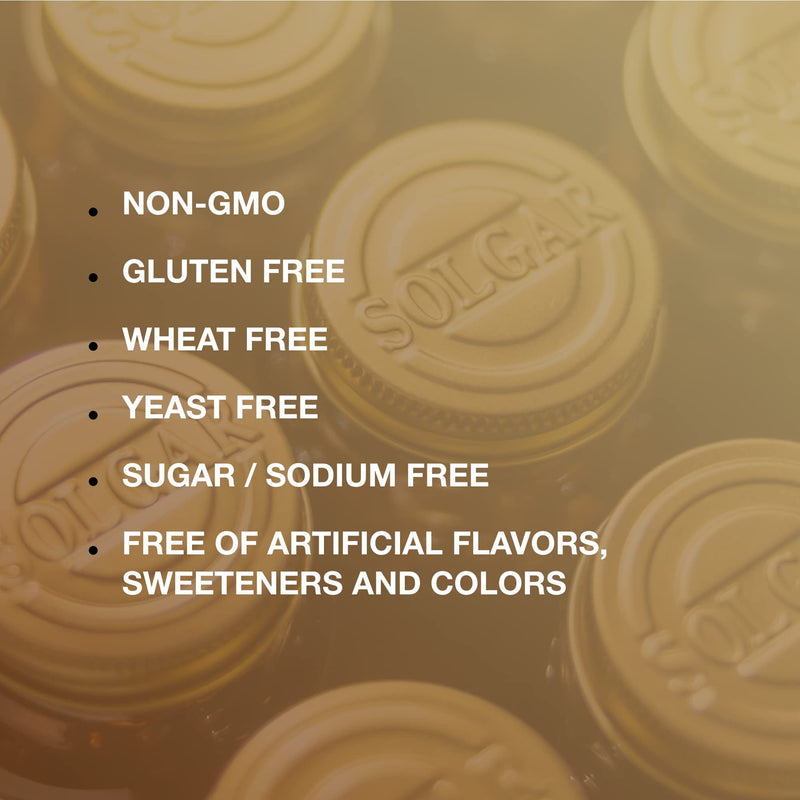 Solgar Yeast-Free Selenium 100 mcg – 100 Tablets | Antioxidant & Immune Support