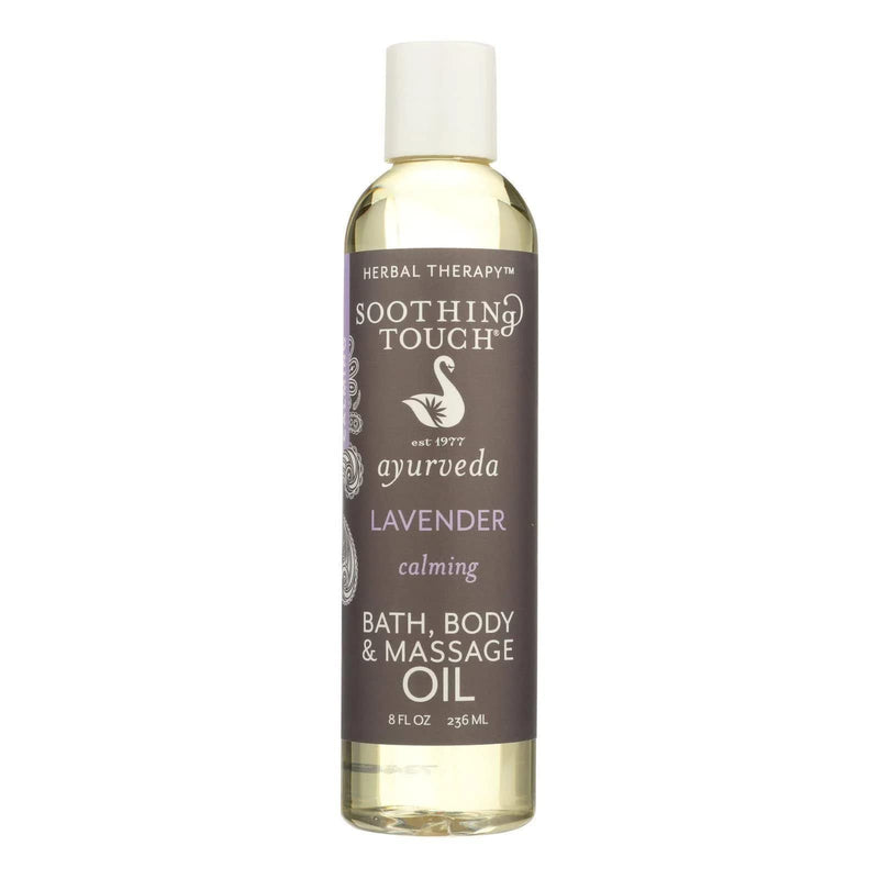 Soothing Touch Calming Lavender Bath, Body & Massage Oil - 8 oz