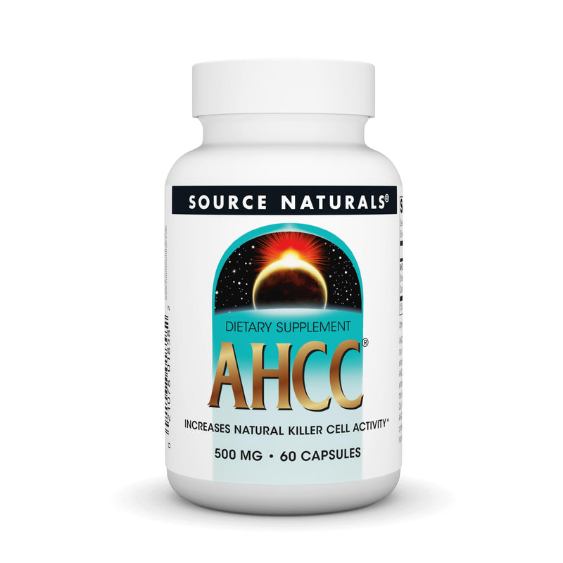 Source Naturals AHCC 500mg – 60 Capsules | Natural Killer Cell Support