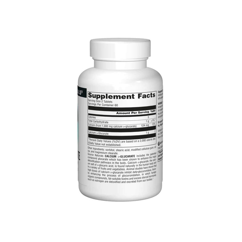 Source Naturals Calcium D-Glucarate 500 mg | Detox Support