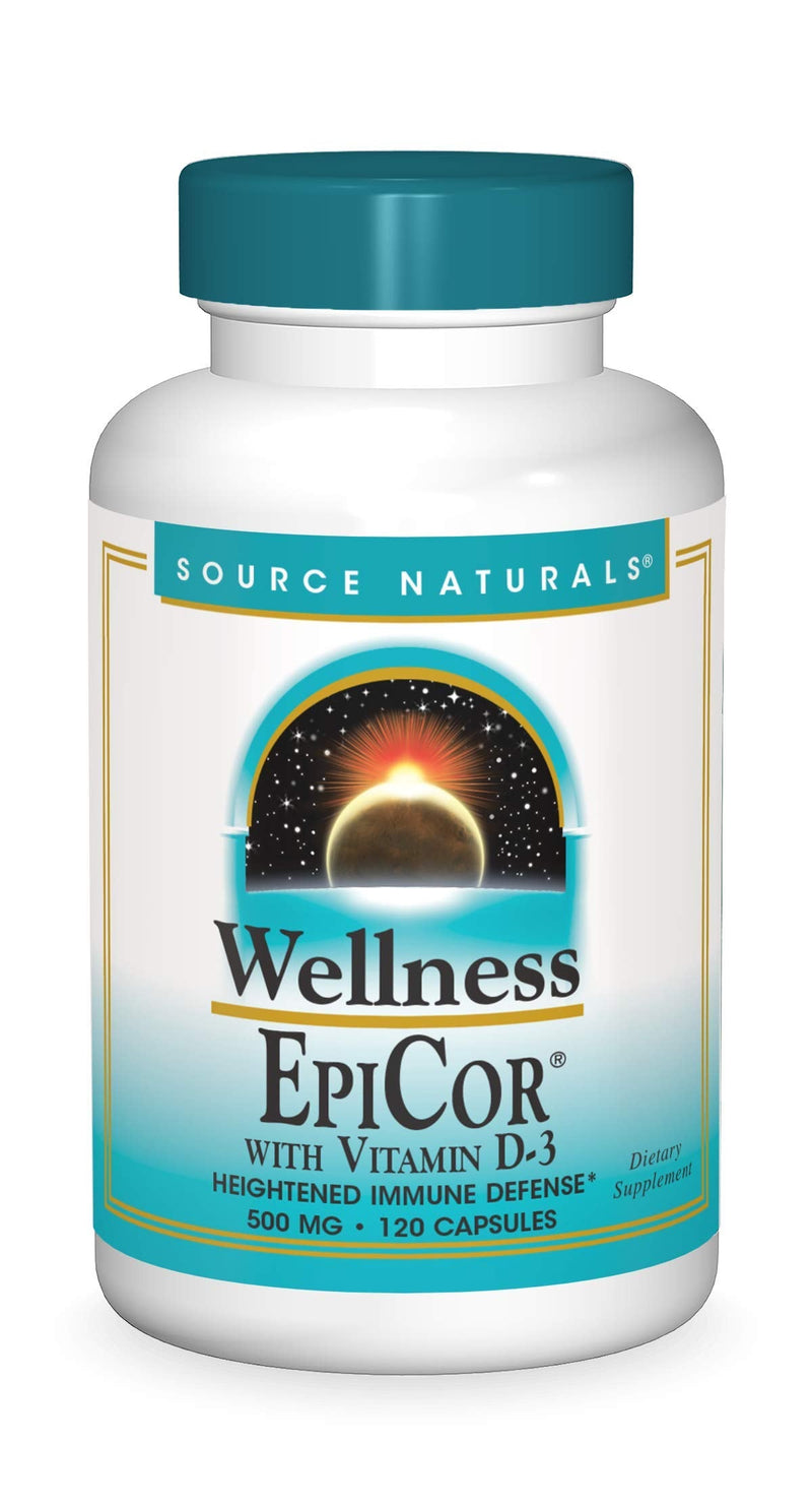 Source Naturals EpiCor with Vitamin D-3 – Immune Support (120 capsules)
