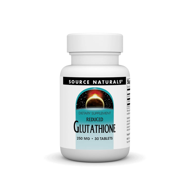 Source Naturals Glutathione 250mg – Liver Support Supplement (30 Tablets)